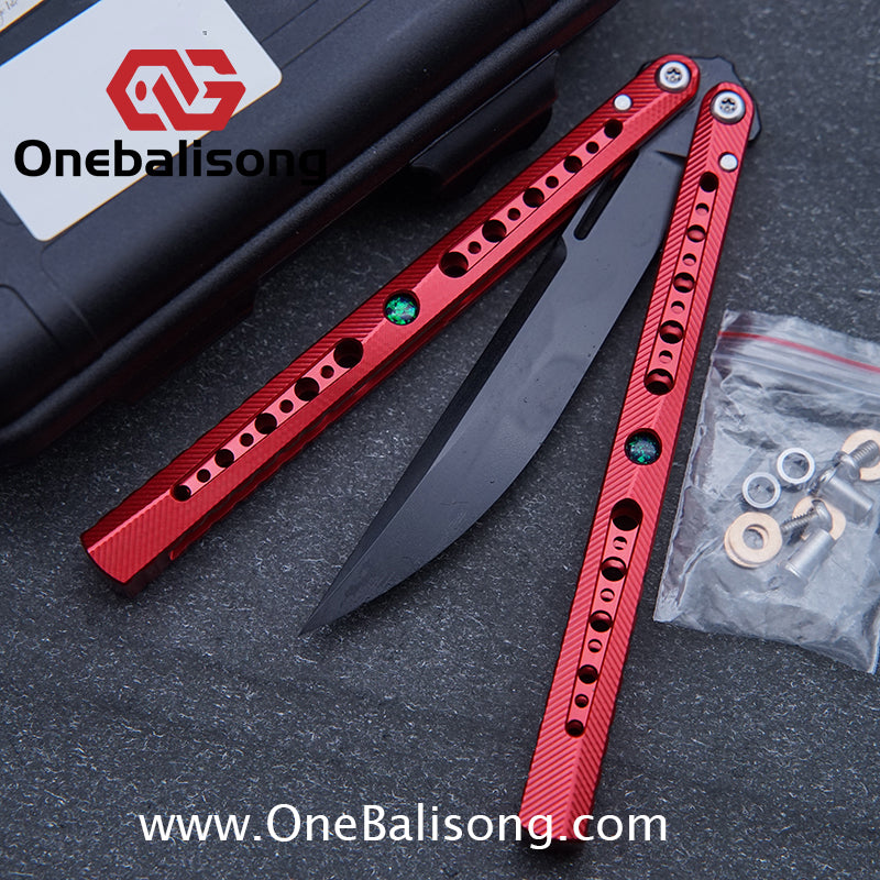 Blade Island Kongming Balisong 7075 Aluminum Alloy Handle 440c Stainless Steel Blade Bushings