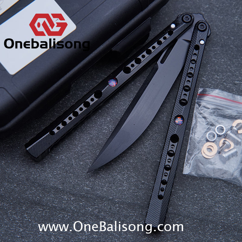 Blade Island Kongming Balisong 7075 Aluminum Alloy Handle 440c Stainless Steel Blade Bushings
