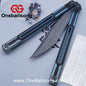 RAD Cygnus V2 Genuine Balisong Titanium-6AL-4V Handle CPM-S35VN Stainless Steel Live Blade Bushing