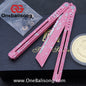 TITAN Cut off Worries Balisong TC21 Titanium Alloy Handle M390 Stainless Steel Blade Bushing
