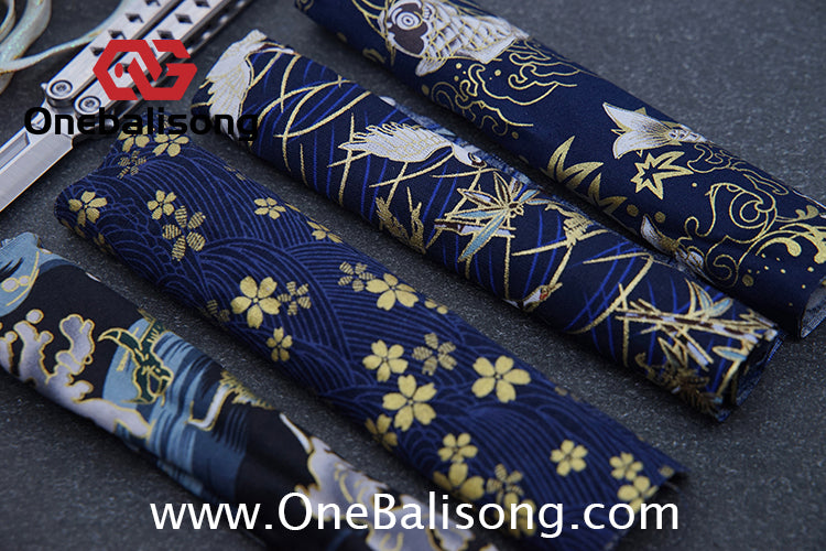 Blue River Konohishi Clone Balisong Titanium Alloy Handle Stainless Steel Blade Bushing