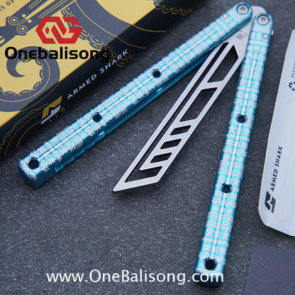 ARMED SHARK kraken v3 clone 7075 Seven series aluminum alloy handle stainless steel Trainer blade Bushings