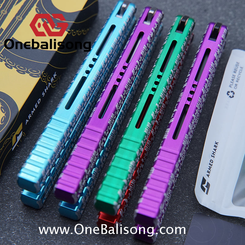 ARMED SHARK kraken v3 clone Seven series aluminum alloy handle stainless steel Trainer blade Bushings