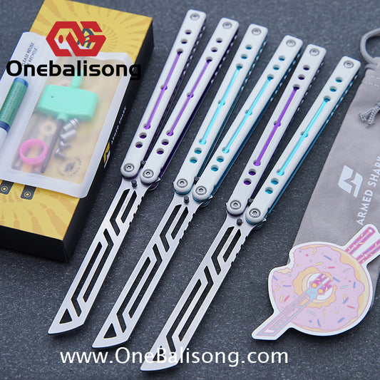 ARMED SHARK Nautilus V2 Clone Aluminum alloy handle stainless steel blade Bushing