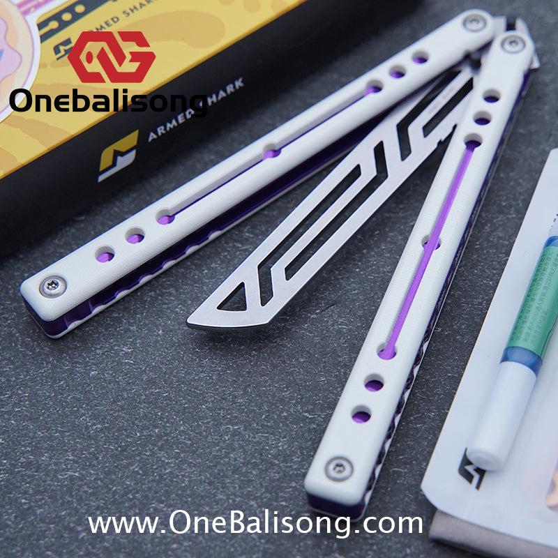 ARMED SHARK Nautilus V2 Clone Aluminum alloy handle stainless steel blade Bushing