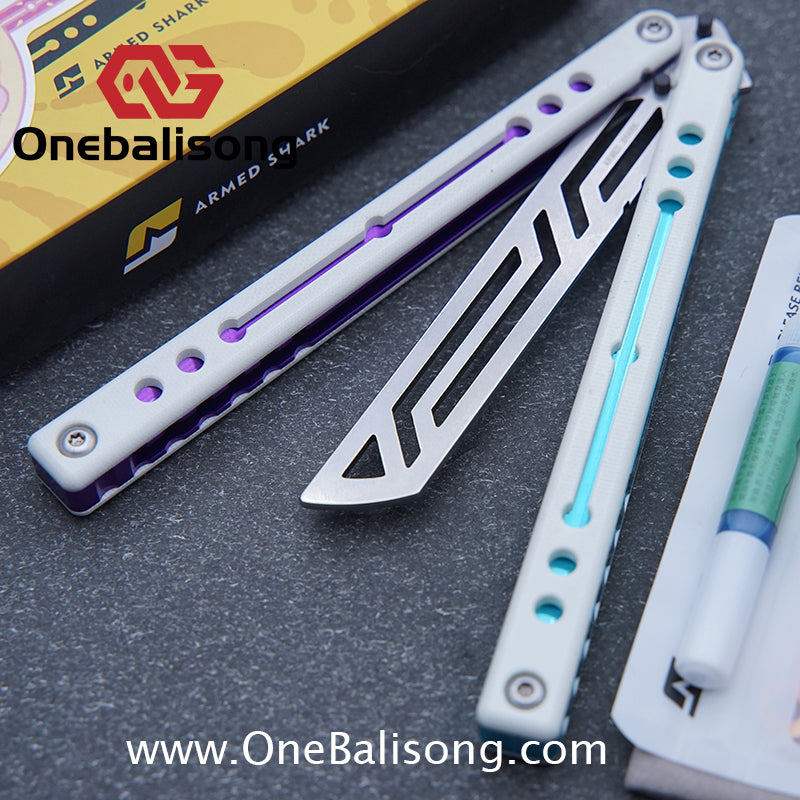 ARMED SHARK Nautilus V2 Clone Aluminum alloy handle stainless steel blade Bushing