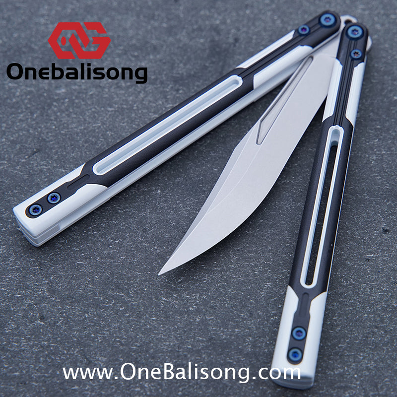 APOCALYPSE TIANQI Cygnus Clone v3.5 Blue screw 7075 Aluminum alloy handle bushing stainless steel blade