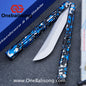 HR Killer Balisong  Seven series aluminum Handle 14c28n/vg10 Blade integrated+traditional shaft sleeve
