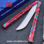 HR Killer Balisong  Seven series aluminum Handle 14c28n/vg10 Blade integrated+traditional shaft sleeve