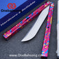 HR Killer Balisong  Seven series aluminum Handle 14c28n/vg10 Blade integrated+traditional shaft sleeve
