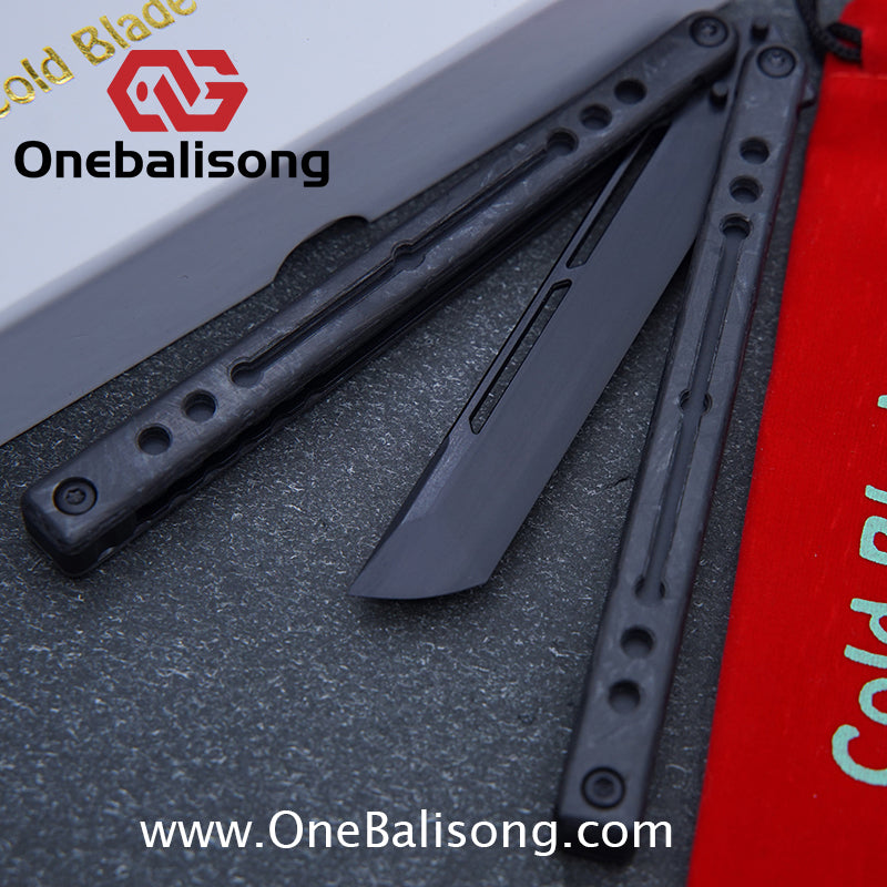 Cold Blade Nautilus V2.5 Balisong Aluminum Alloy Handle Stainless Steel Fake Blade Bushing