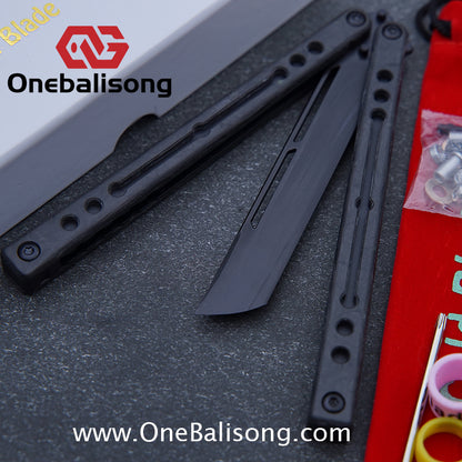 Cold Blade Nautilus V2.5 Balisong Aluminum Alloy Handle Stainless Steel Fake Blade Bushing