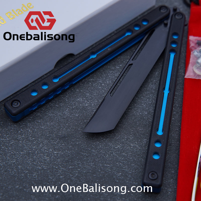 Cold Blade Nautilus V2.5 Balisong Aluminum Alloy Handle Stainless Steel Fake Blade Bushing