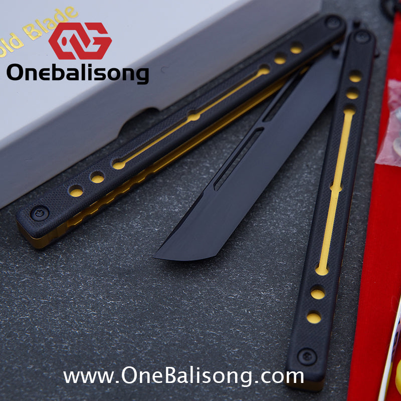 Cold Blade Nautilus V2.5 Balisong Aluminum Alloy Handle Stainless Steel Fake Blade Bushing