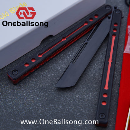Cold Blade Nautilus V2.5 Balisong Aluminum Alloy Handle Stainless Steel Fake Blade Bushing