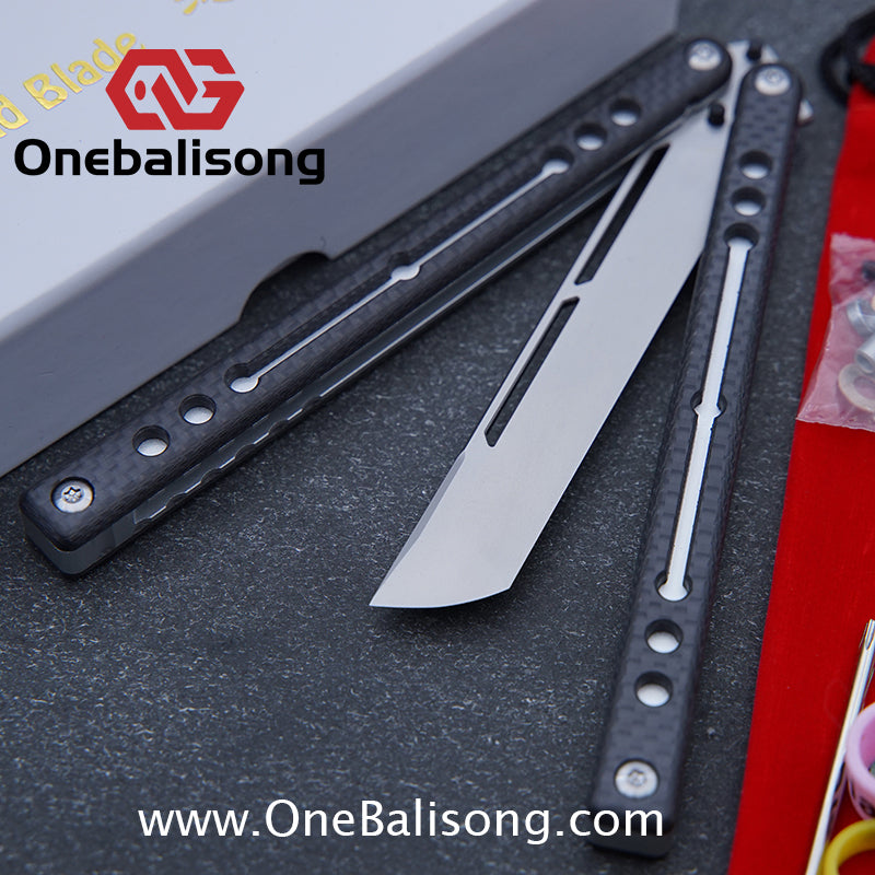 Cold Blade Nautilus V2.5 Balisong Aluminum Alloy Handle Stainless Steel Fake Blade Bushing