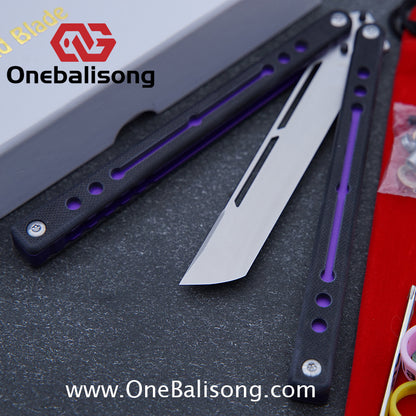 Cold Blade Nautilus V2.5 Balisong Aluminum Alloy Handle Stainless Steel Fake Blade Bushing