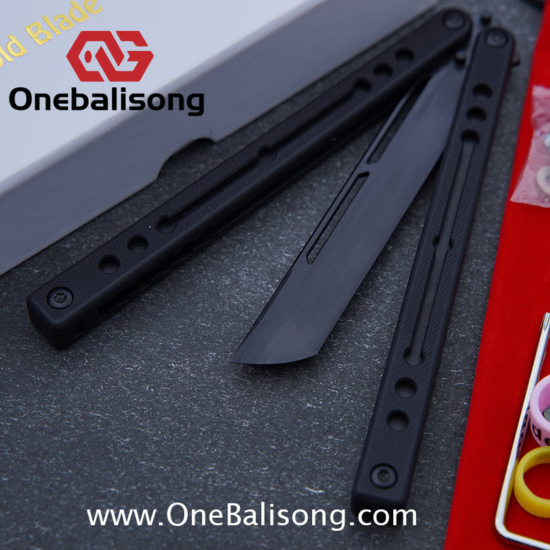 Cold Blade Nautilus V2.5 Balisong Aluminum Alloy Handle Stainless Steel Fake Blade Bushing
