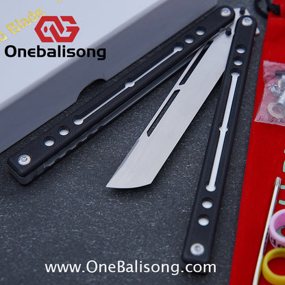Cold Blade Nautilus V2.5 Balisong Aluminum Alloy Handle Stainless Steel Fake Blade Bushing