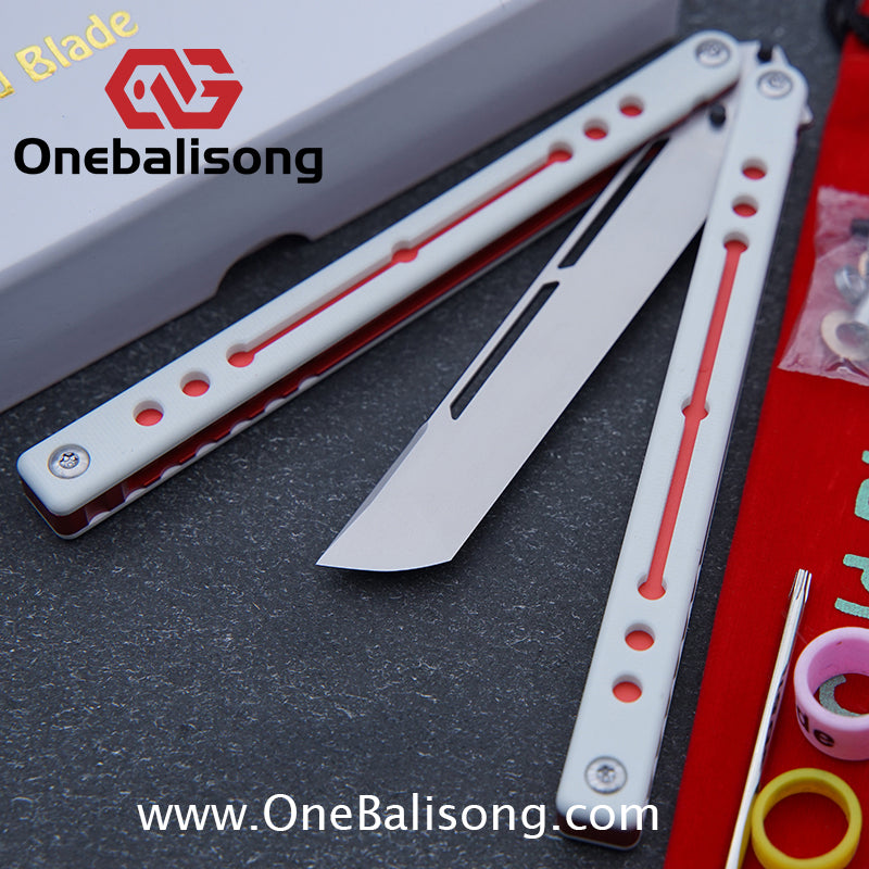 Cold Blade Nautilus V2.5 Balisong Aluminum Alloy Handle Stainless Steel Fake Blade Bushing