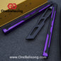 Armed Shark Ajax V1/V2 Balisong Clone Seven Series Aluminum Alloy+G10 Patch/All Aluminum  Handle Stainless Steel Trainer Blade Bushing Balisong