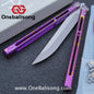 Baliplus Telesto Balisong Titanium Alloy Handle+VG10 Stainless Steel Blade Bushing