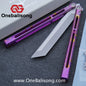 Baliplus Telesto Balisong Titanium Alloy Handle+VG10 Stainless Steel Blade Bushing