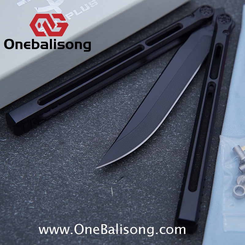 Baliplus Telesto Balisong Titanium Alloy Handle+VG10 Stainless Steel Blade Bushing