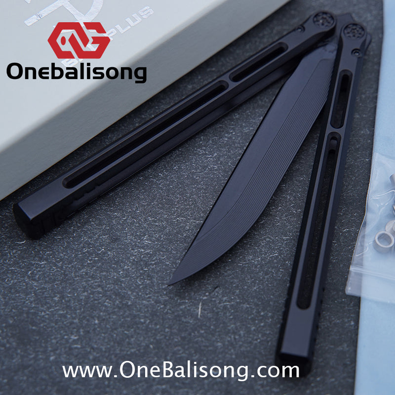 Baliplus Telesto Balisong Titanium Alloy Handle+VG10 Stainless Steel Blade Bushing