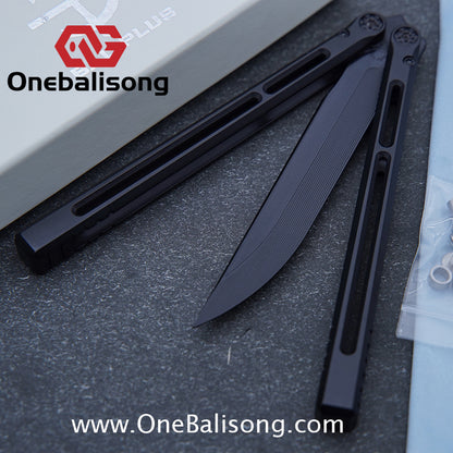 Baliplus Telesto Balisong Titanium Alloy Handle+VG10 Stainless Steel Blade Bushing
