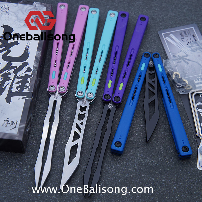 Sequence Light Cone Baliosng ABS+Stainless Steel Handle Stainless Steel Blade Sandwich Structure Bushings