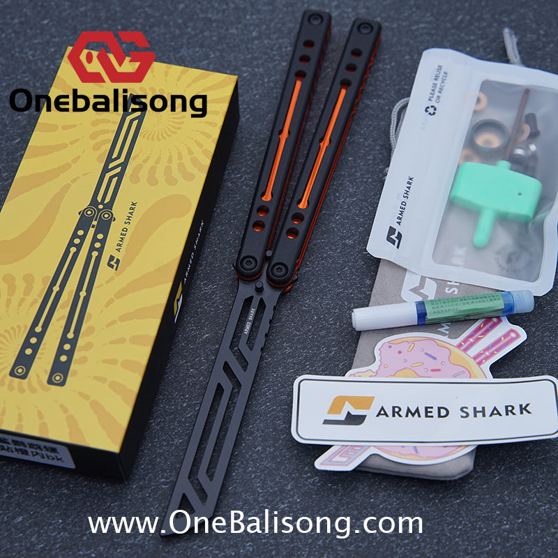 ARMED SHARK Nautilus V2 Clone Aluminum alloy handle stainless steel blade Bushing