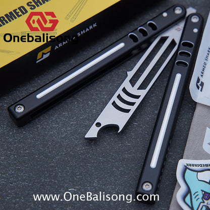 ARMED SHARK V5 Madko Clone Aluminum alloy handle stainless steel Trainer blade One-piece structure Bushing