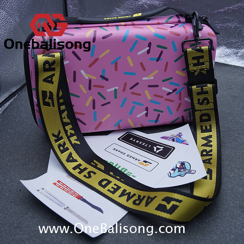 ARMED SHARK Balisong Knife Storage Shoulder Bag / Crossbody Knife Bag/Folding Knife Storage Bag