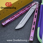 ARMED SHARK MASHIN/Sentinel V2 Balisong Clone TC4 Titanium Alloy Handle 5CR15 Stainless Steel Blade Bushing