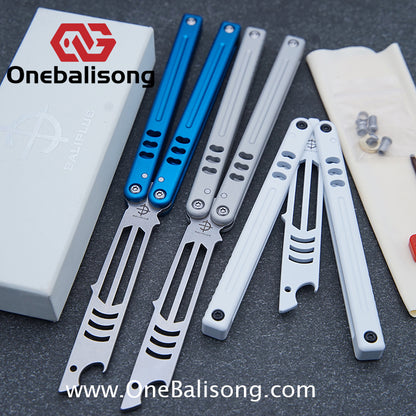 Baliplus V5 Madko Balisong Clone Aluminum Alloy Handle Stainless Steel Blade Bushing