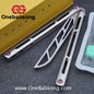 ARMED SHARK Tsunami Clone Titanium alloy handle stainless steel Trainer blade Bushing