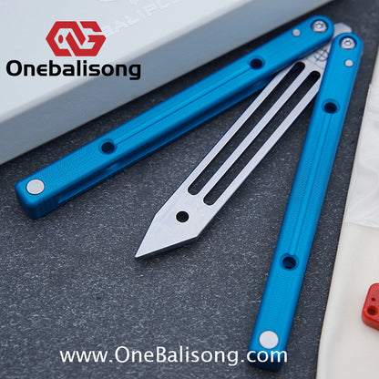 Baliplus Squidtrainer V4 Balisong Clone 7075 Aluminum Alloy Handle Stainless Steel Blade Bushing
