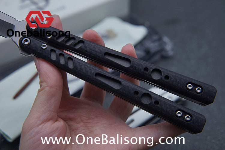 Baliplus REP Special Edition Balisong Clone G10 Patch Titanium alloy-handle stainless steel blade