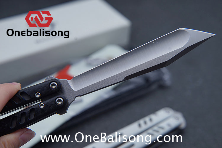 Baliplus REP Special Edition Balisong Clone G10 Patch Titanium alloy-handle stainless steel blade