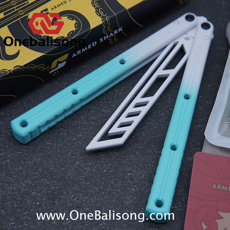 ARMED SHARK kraken v3 clone Seven series aluminum alloy handle stainless steel Trainer blade Bushings