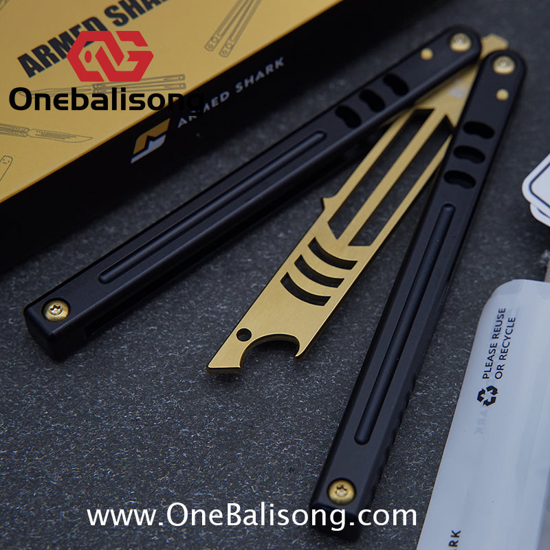 ARMED SHARK V5 Mako Clone Aluminum alloy handle stainless steel Trainer blade One-piece structure Bushing