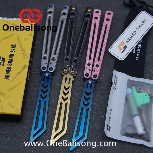 ARMED SHARK Dangerous Wanderer Clone 3CR13 Stainless Steel Handle 3CR13 Stainless Steel Blade