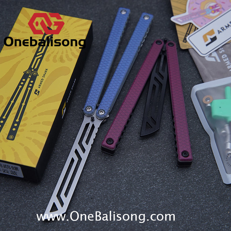 ARMED SHARK Nautilus V2 Clone Aluminum alloy handle stainless steel blade Bushing