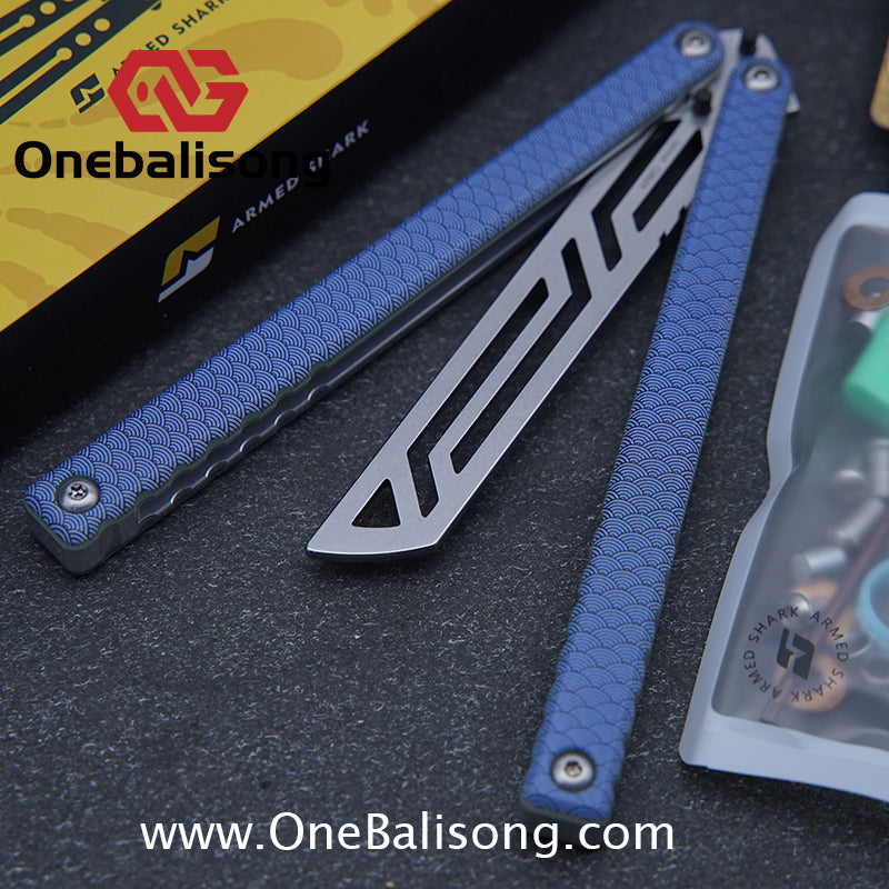 ARMED SHARK Nautilus V2 Clone Aluminum alloy handle stainless steel blade Bushing