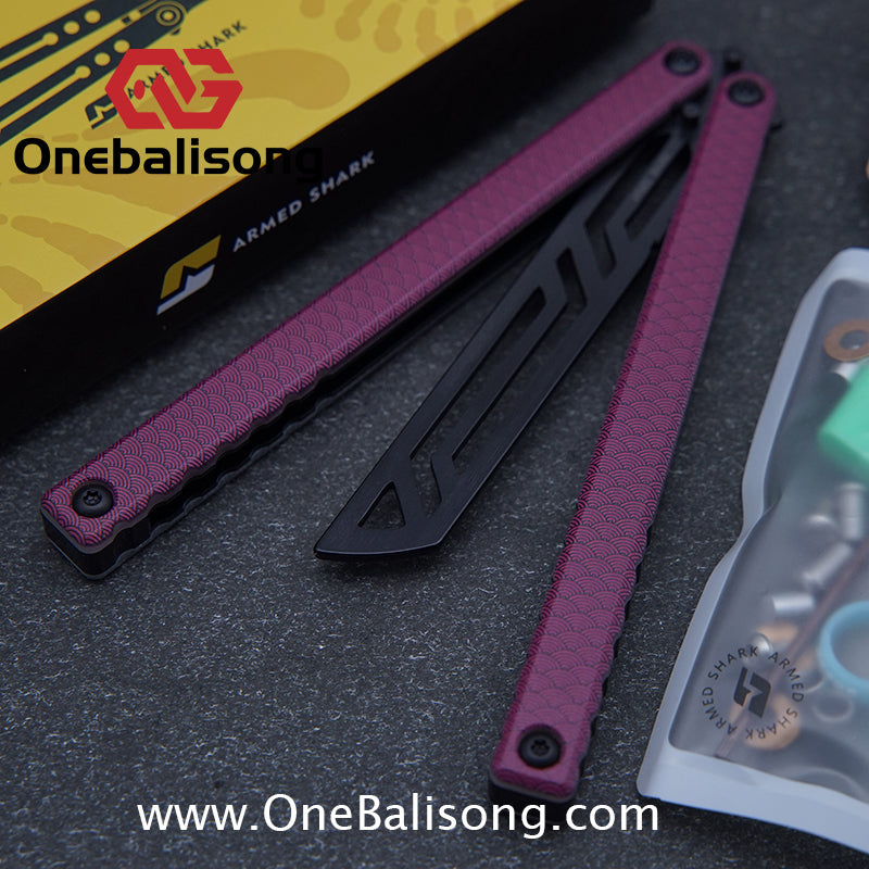 ARMED SHARK Nautilus V2 Clone Aluminum alloy handle stainless steel blade Bushing