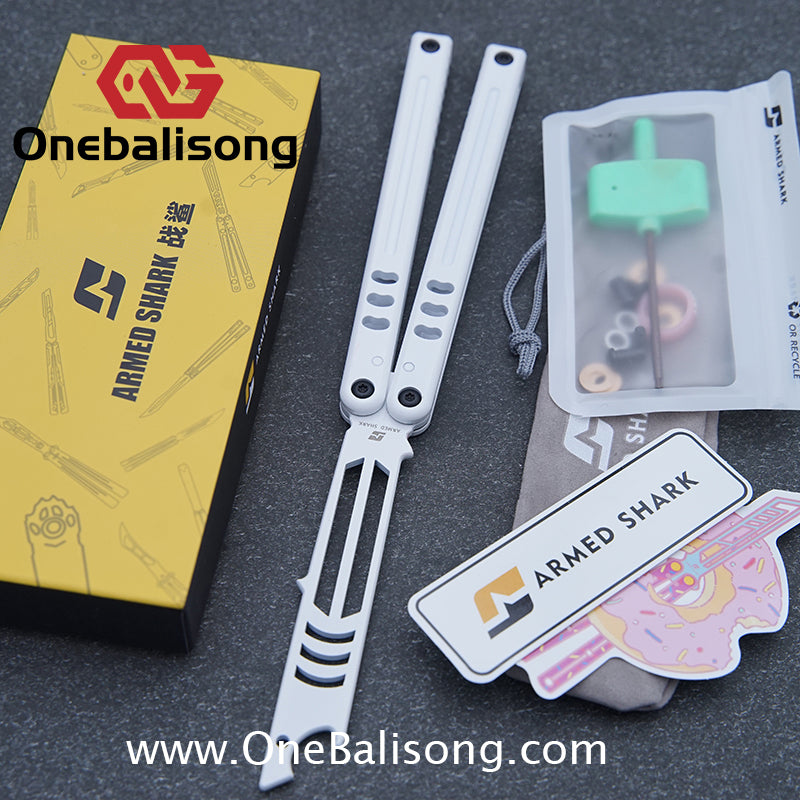 ARMED SHARK V5 Mako Clone Aluminum alloy handle stainless steel Trainer blade One-piece structure Bushing
