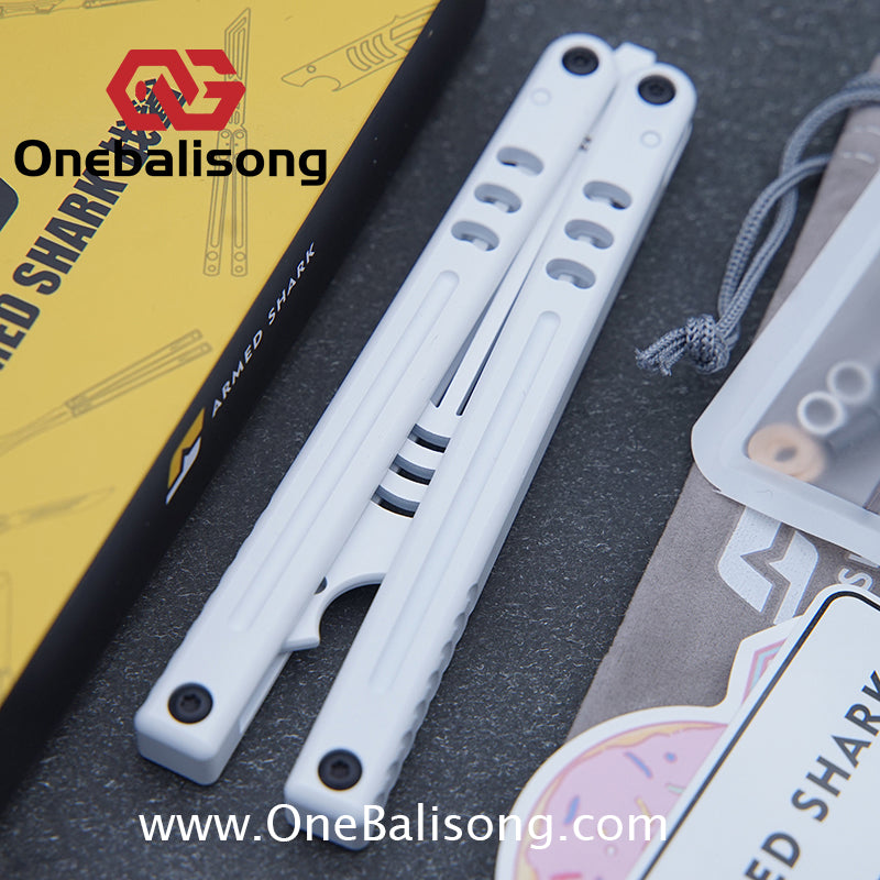 ARMED SHARK V5 Mako Clone Aluminum alloy handle stainless steel Trainer blade One-piece structure Bushing