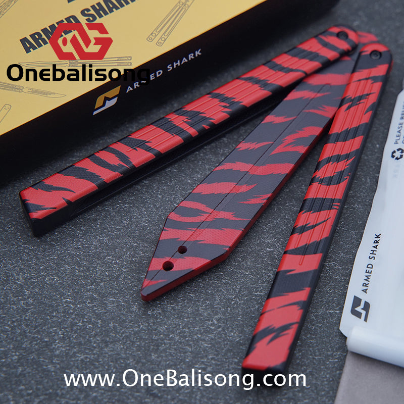 ARMED SHARK HOM DESIGN G10 ST clone G10 handle G10 blade Bushing