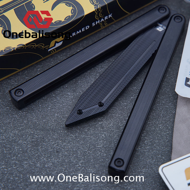 Armed Shark 7075 Aluminum Squiddy Balisong Clone 7075 Aluminum Materia